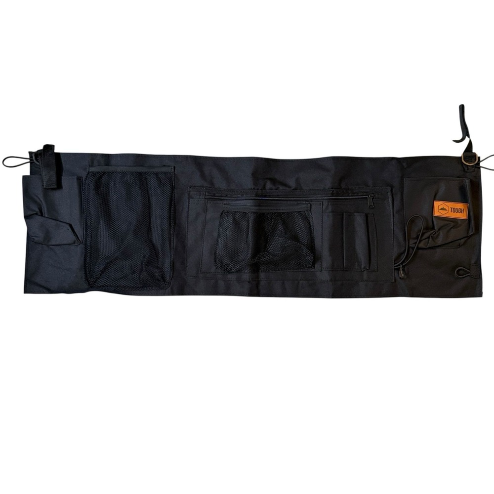 Tough Sturdy Tool Craft Canvas Organizer Mounts on‎ Wall Black